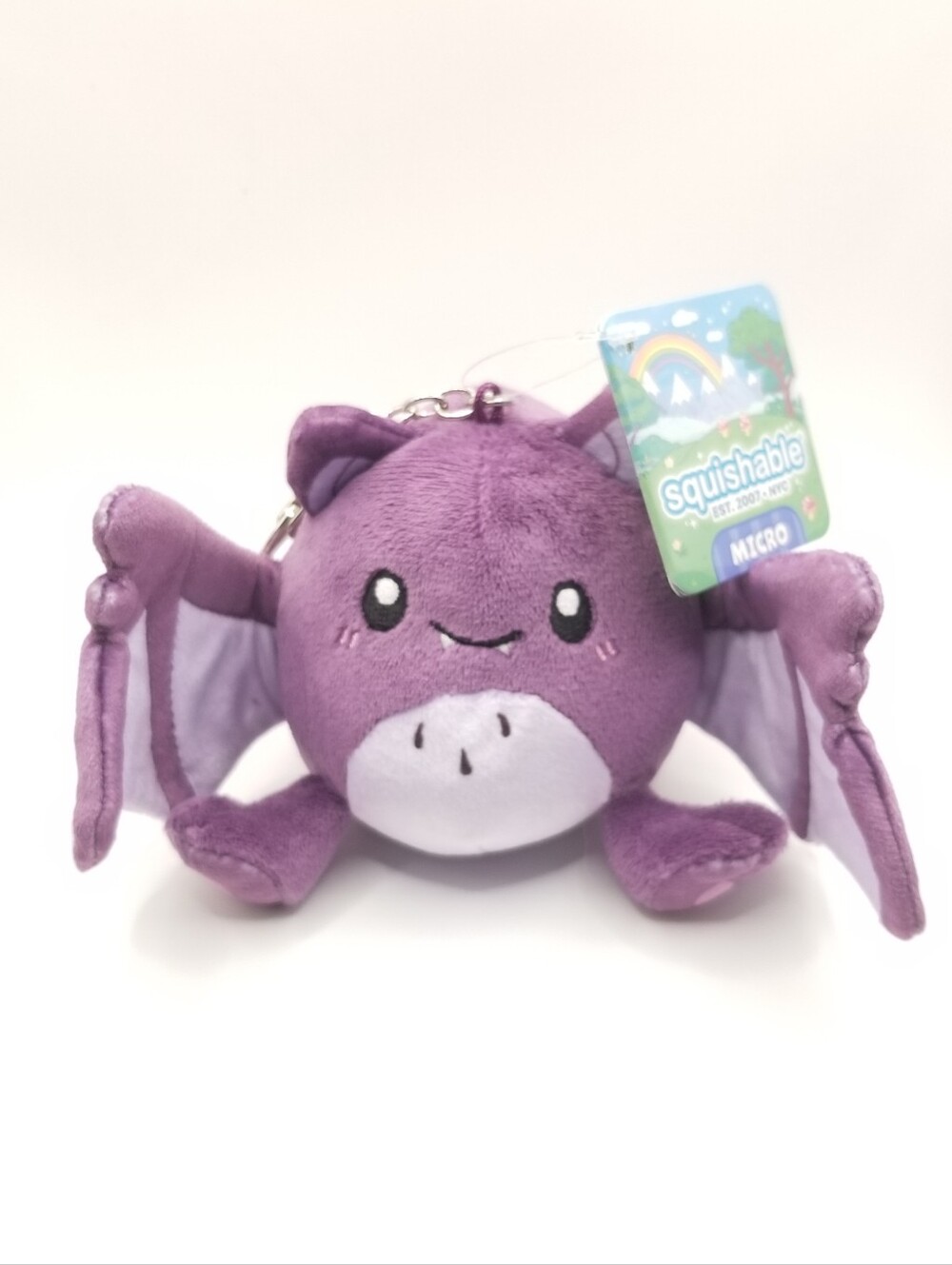 Squishable Micro Spooky Bat 4 Inch Keychain Bag Charm Plush